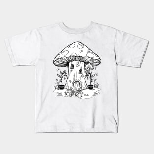 Fairy Mushroom House Kids T-Shirt